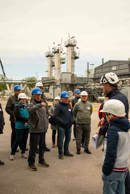 Interessierte bekamen eine Führung durch die Speicheranlage. | Foto: RAG Austria AG