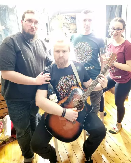 Systemrelevant bei der winterfrische 2024 | Marco Pessl, Paul J. Diwiak, Johannes Tarmastin und Mirjam Windisch (v.l.n.r.)