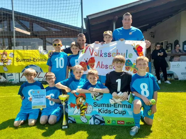 Das Team der Volksschule konnte beim Regionalturnier NÖ Mitte in Pottenbrunn den ersten Platz erringen. | Foto: Volksschule Absdorf