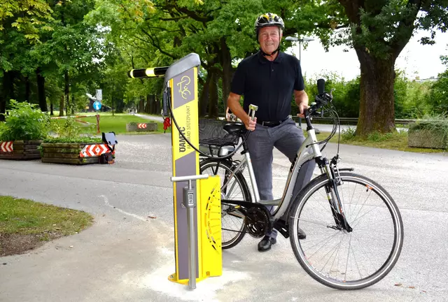 Radservicestation ÖAMTC Volksgarten  | Foto: Stadt Salzburg