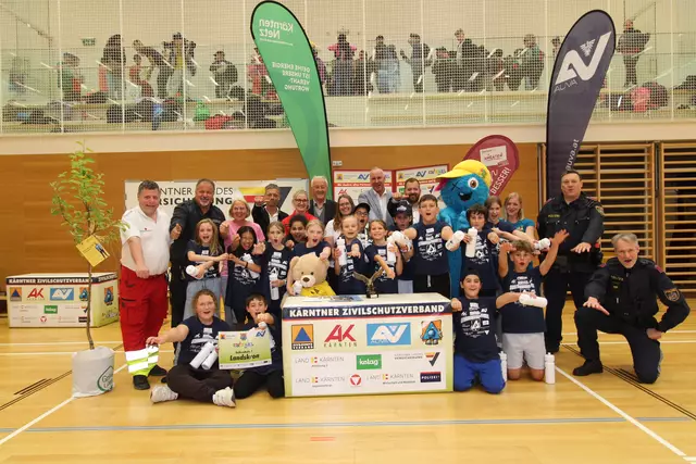 VS Landskron, Klasse 4c, wurde Bezirkssiegerin von Villach. | Foto: KZSV/AUVA M. Lippitsch