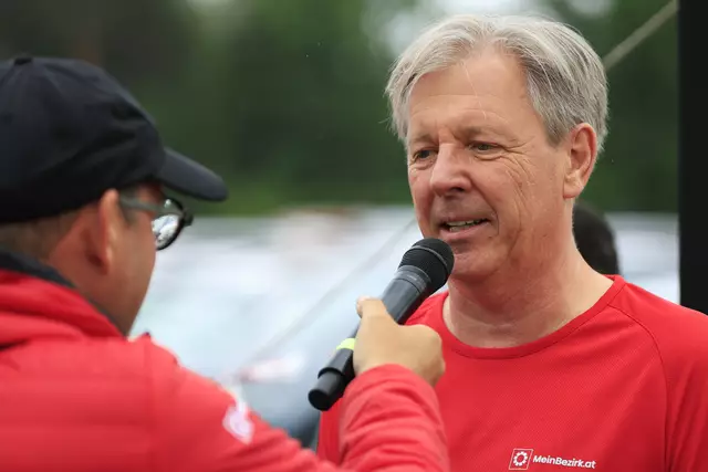 Für MeinBezirk-Chefredakteur Roland Reischl war es der elfte MeinBezir E-Businessmarathon. | Foto: GEPA pictures