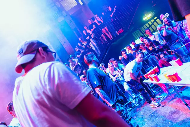 Insgesamt 636 Spielerinnen und Spieler haben zum Weltrekord beigetragen.  | Foto: Beer Pong Austria_MARKS_SOSULSKI