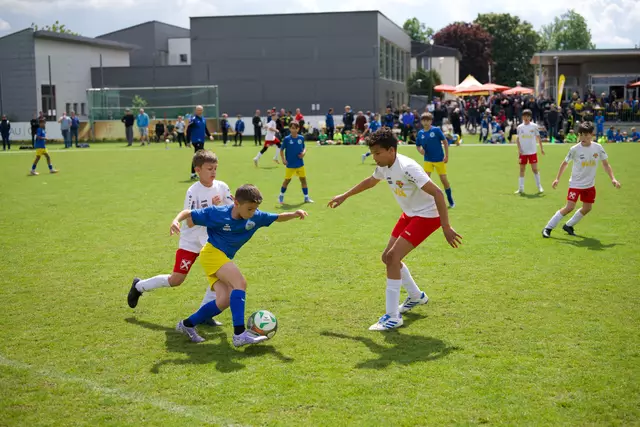 Insgesamt 20 U12-Mannschaften kämpften in Weng im Innkreis beim BILLA Fußball-Cup um den Turniersieg. | Foto: BILLA AG/Flohner Fotografie