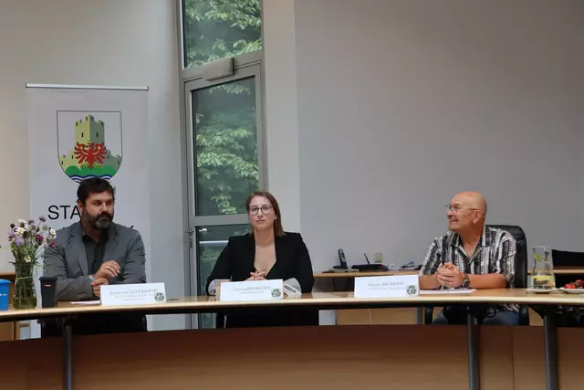 Johannes Schönherr, Carina Broneder und Martin Baumann. | Foto: Seelos