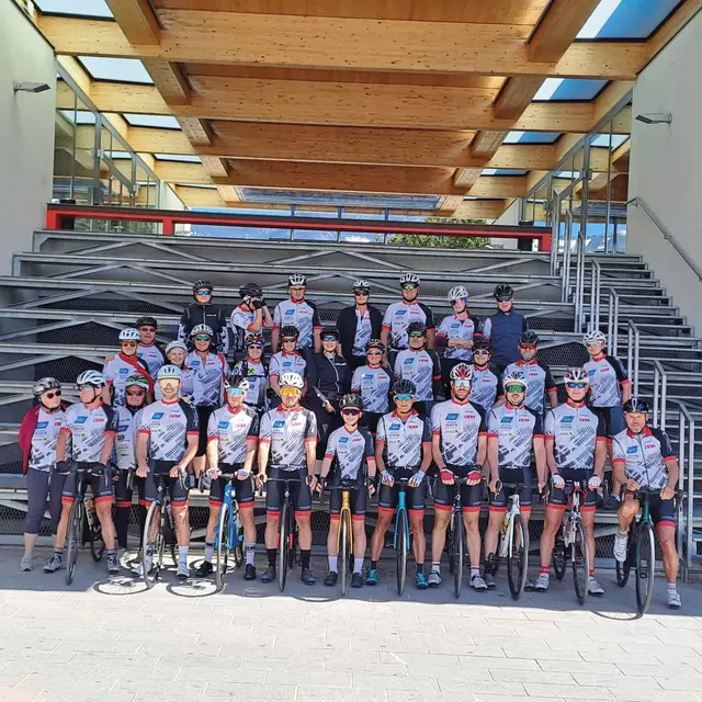 Am 3. Mai wurde gemeinsam in die neue Radsaison gestartet.  | Foto: Mautz/KK