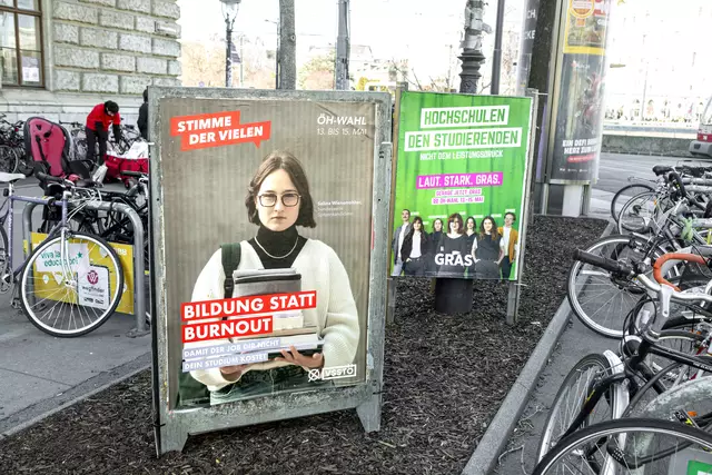Die rote Studierendenvertretung distanziert sich von alldem. (Archiv) | Foto: Weingartner-Foto / picturedesk.com