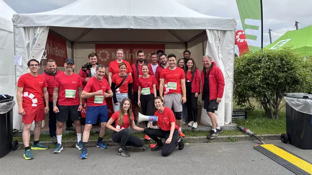 Auch das Team von MeinBezirk durfte beim E-Businessmarathon natürlich nicht fehlen.  | Foto: GEPA pictures
