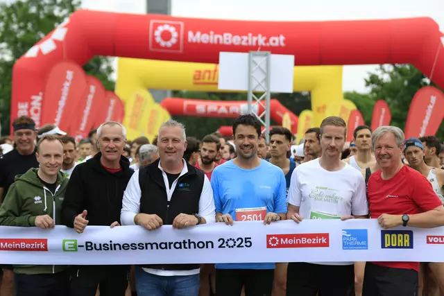 Die Sponsoren zeigten sich im Vorfeld des MeinBezirk E-Businessmarathons voller Vorfreude. | Foto: GEPA pictures
