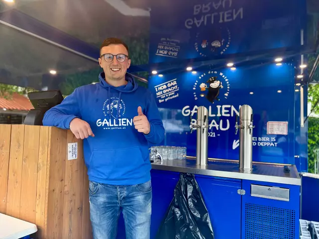Beim "Gallien Bräu" ist alles für die Festtage hergerichtet. Kühles Bier gibt es dort frisch gezapft. | Foto: Markus Kahrer
