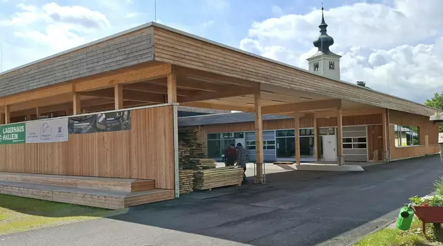 Der neue Werkhof mit den Werktstätten. | Foto: Josef Wind