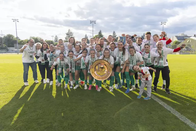 Der Rapid-Meistertitel in der Landesliga heißt nicht automatisch, dass man in die 2. Liga aufsteigt. Im Juni steht nämlich die Relegation um den Aufstieg bevor. | Foto: Chaluk