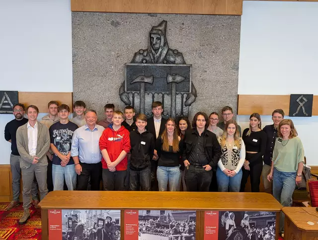 Gruppenfoto aller Beteiligten bei Mitmischen | Foto: beteiligungst_Mitmischen_Eisenerz_2025