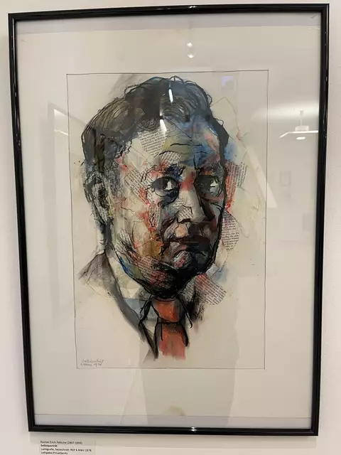 Roman Erich Petsche (1907-1939)
Selbstportrait
Lumigrafie, bezeichnet: REP 6 März 1978
Leihgabe/Privatbesitz
 | Foto: Josef Goldhofer