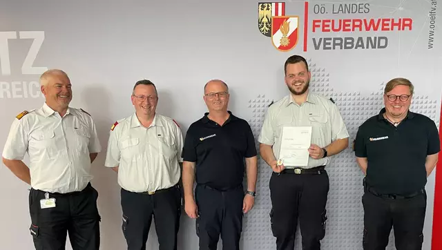 Von links nach rechts: Günter Huemer, Clemens Arzt, Günter Mühleder, Mathias Hüttmannsberger und Traxler Thomas. | Foto: Mathias Hüttmannsberger