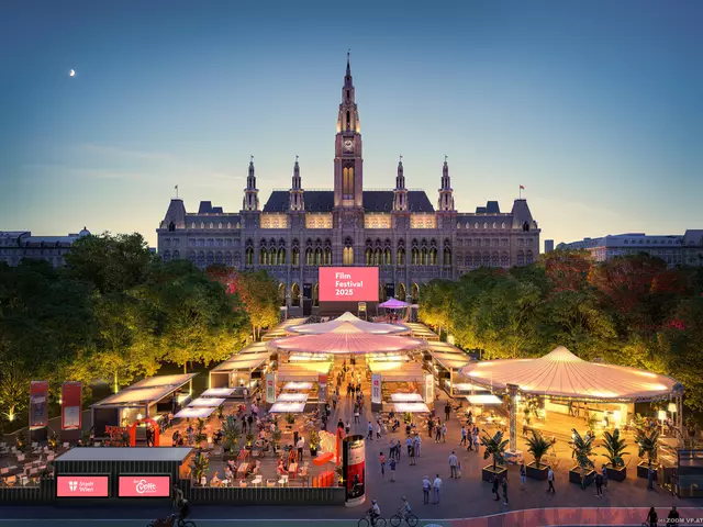Zwischen 28. Juni und 31. August findet heuer das Film Festival auf dem Wiener Rathausplatz statt. (Rendering) | Foto: stadt wien marketing gmbh, ZOOM VP