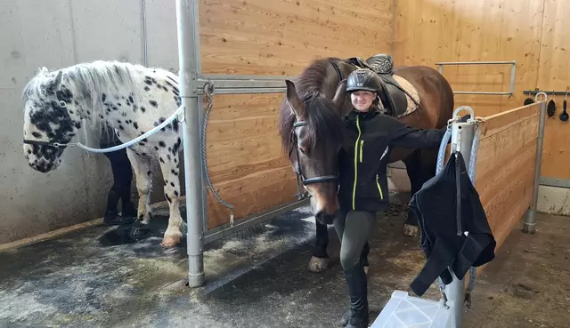 Pferdwaschanlage am Winklhof. | Foto: Fotos: Josef Wind