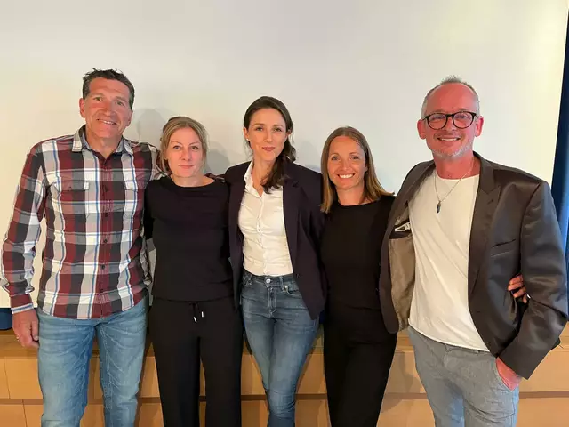 Markus Kratzer, Conny Genewein, Dr. Marlene Venier, Gerlinde Hamerle und Bernhard Bartl. | Foto: Bartl
