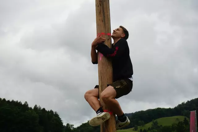 Ja, so sind sie, die Maibaumkletterer zu Köflach und Piber | Foto: Stadtgemeinde Köflach
