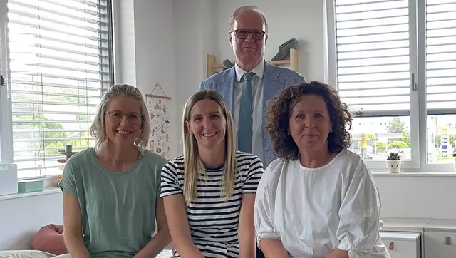 Von links: Ilse Gutenbruner, Julia Maureder, Freistädter Bürgermeister Christian Gratzl und Christa Kreindl. | Foto: Stadtmarketing Freistadt