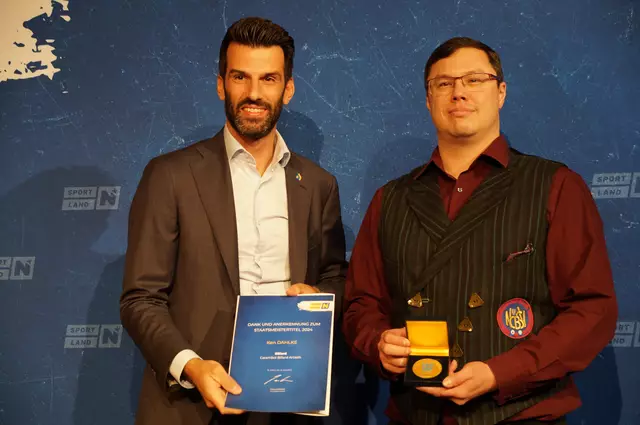 Ken Dahlke, Billardclub Gerasdorf-Süßenbrunn: Billard, Carambol Billard Artistik | Foto: Schmatz