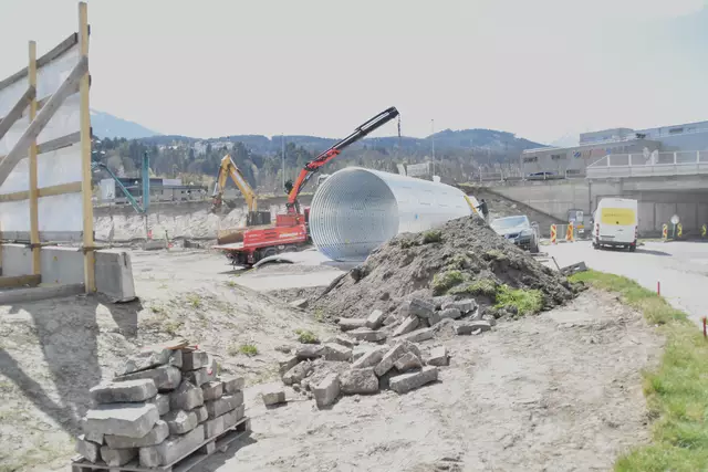 Bauarbeiten an der Ausfahrt Innsbruck-Ost | Foto: Königer