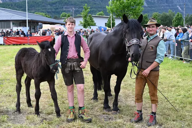 Franz Hetzenauer und seine Stute Laila. 