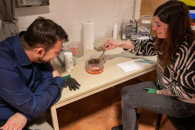 Bezirksvorsteher Markus Rumelhart (SPÖ) schaute bei der Pflegestation für Fledermäuse vorbei. | Foto: BV6