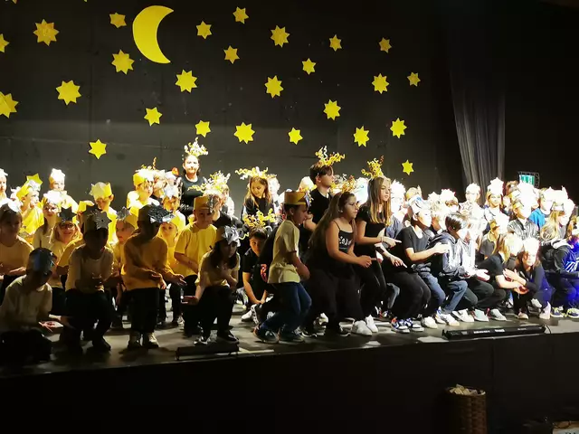 Fulminant: Die Schülerinnen und Schüler sorgten mit ihrem Musical "Leben im All" für Begeisterungsstürme beim Publikum | Foto: VS Weizberg