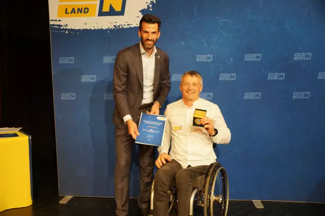 Josef Riegler, UTC Texingtal: Tennis, Rollstuhl-Tennis offene Klasse Doppel Versehrtensport | Foto: Schmatz