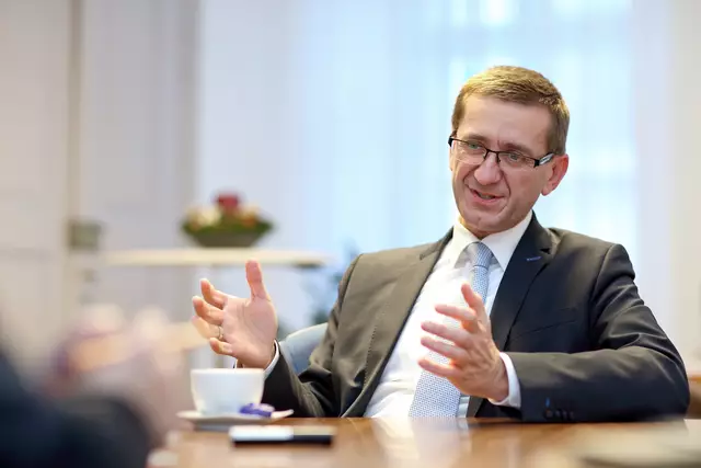 Wirtschaftslandesrat Markus Achleitner (ÖVP). | Foto: Land OÖ/Stinglmayr