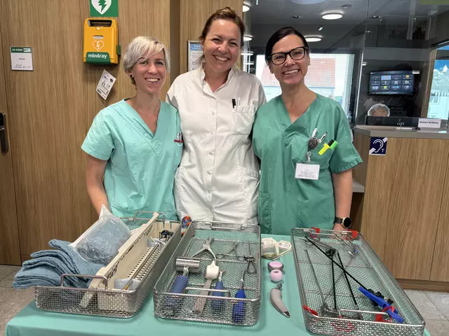 Das Team der Orthopädie und Traumatologie beim Tag der offenen Tür in der Klinik Güssing. 
