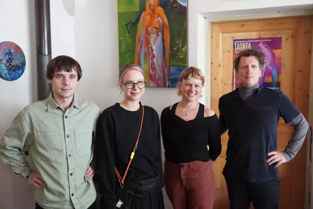 Ivan Sai, Rita Kulyk, Christine Haupt und Dieter Puntigam.