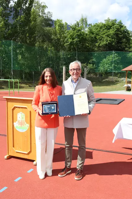 Helena Ortner erhielt ein Sportehrenzeichen.  | Foto: Elisabeth Zangerl