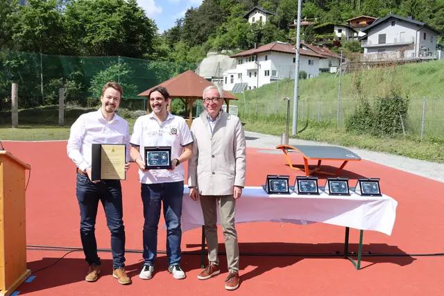 Auch Thomas Weiskopf durfte sich über das Sportehrenzeichen freuen.  | Foto: Elisabeth Zangerl