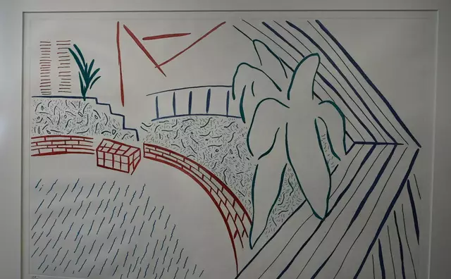 David Hockney: My pool and terrace