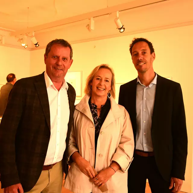 Bgm. Thomas Schäfauer, Gattin Dagmar und BH Markus Lerch