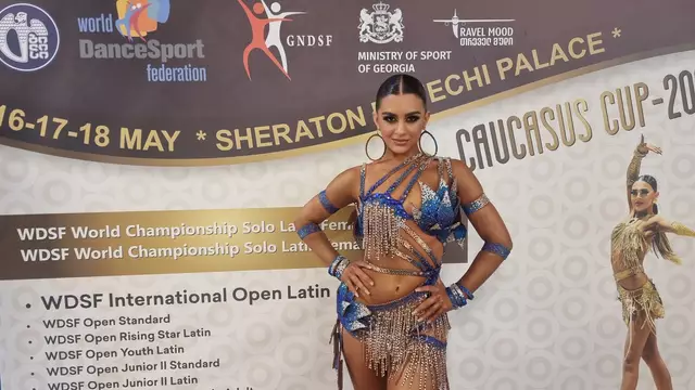 Edita Hasani bei der Weltmeisterschaft in Georgien.
Sie darf sich über Platz 13 in der Weltrangliste freuen. | Foto: Lucia Hasani