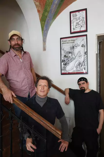 Aaron Beck, Daniel Saravia und Dieter Puntigam stellten verschiedene Werke zur Schau.