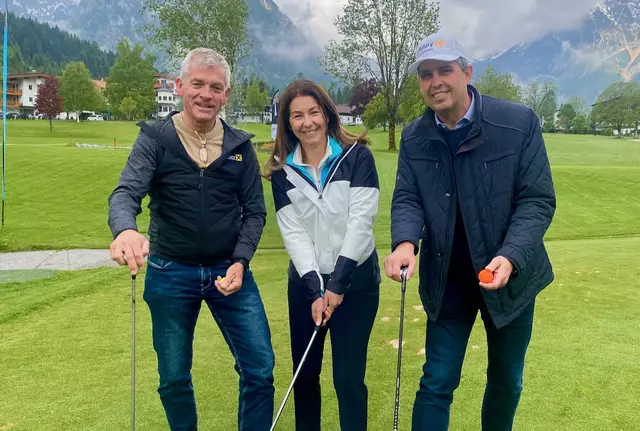 Gerhard Bathelt (Raiffeisen Schwaz-Wattens), Isolde Stieg (Tiroler Versicherung), Bruno Oberhofer (Energie Tirol).