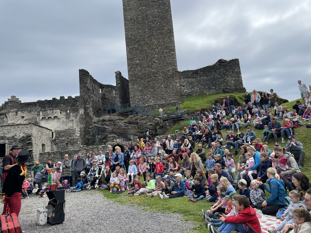 In der Burgruine Liebenfels wurde am Sonntag das Familienfest gefeiert. | Foto: MeinBezirk.at