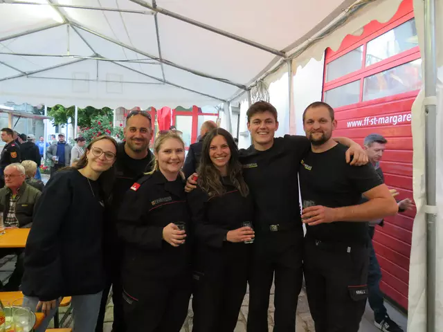 Die FF St. Margarethen durfte sich auf zahlreiche  Feierlustige freuen. 