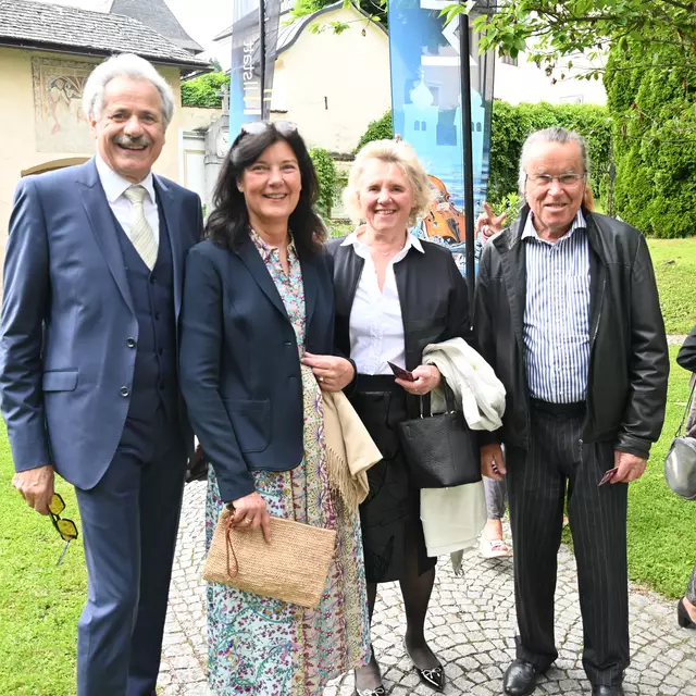 Franz Oberlerchner, Marika Maier, Roswitha Oberlerchner, Gustl Maier