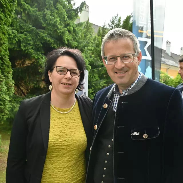 Vizebürgermeister Albert Burgstaller mit Gattin Astrid