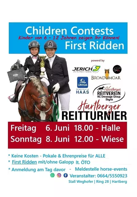 First Ridden | Foto: Hartberger Reitverein "RC Dressage Group Styria"