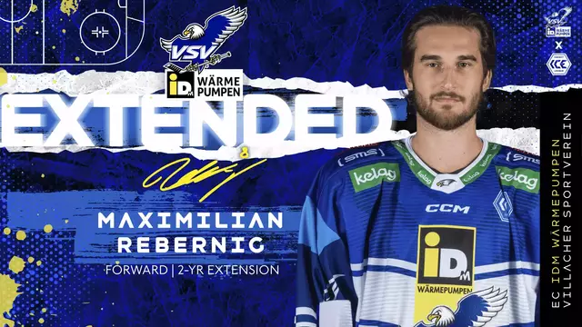 Maximilian Rebernig hat seinen Vertrag bis zum Jahr 2028 unterschrieben. | Foto: EC iDM VSV