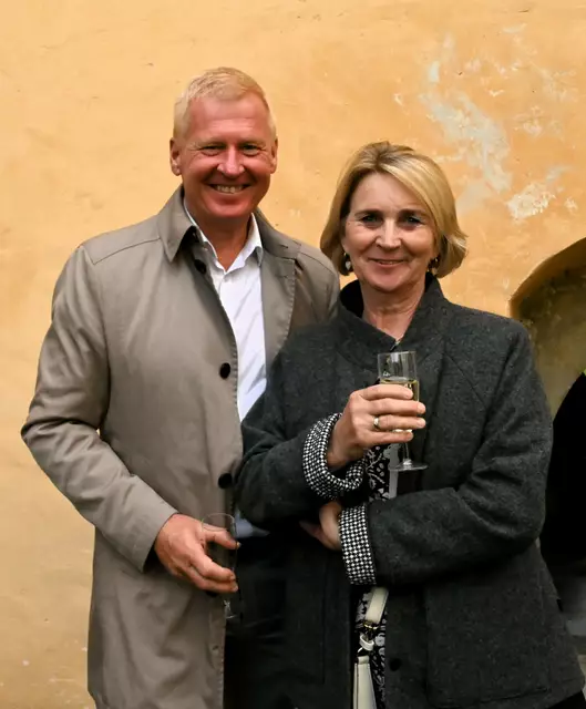 AMS-Leiter Johann Oberlerchner mit Gattin Annemarie