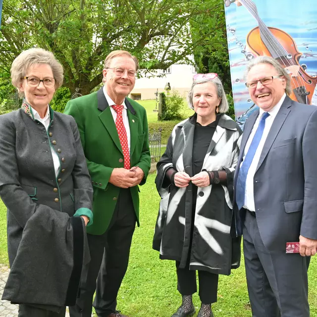 Anna und Hermann Samonigg, Susanne und Marcel Collaud