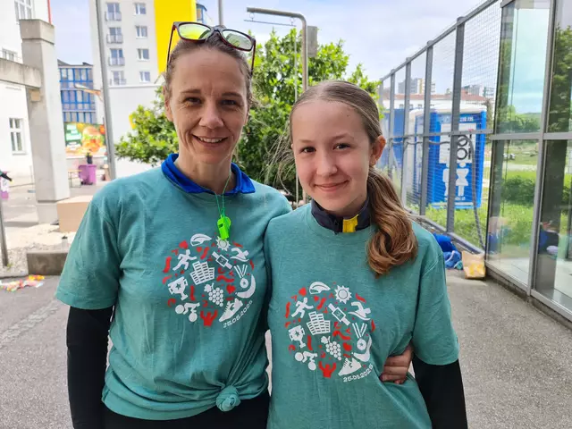 Karin Simmer und Samira Schuhmeier waren bei der Challenge St. Pölten tatkräftig im Einsatz 
