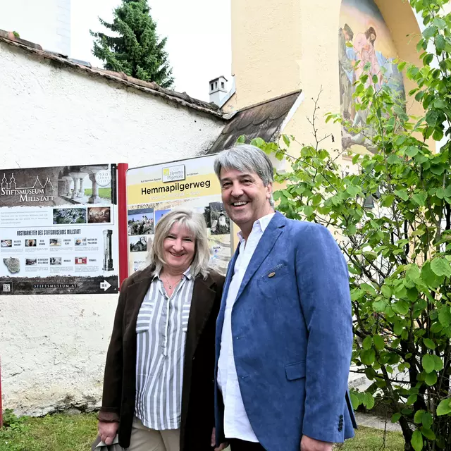 Astrid und Musikschuldirektor Stefan Hofer
